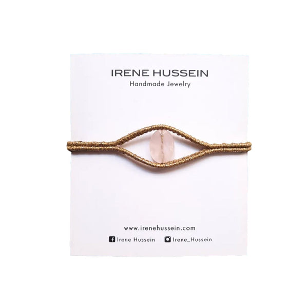 Eye See You Macrame Bracelet by Irene Hussein - The Greek Art Company