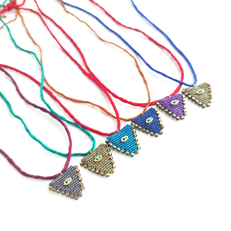 Anatolia Silk Cord Necklace - Many Colors