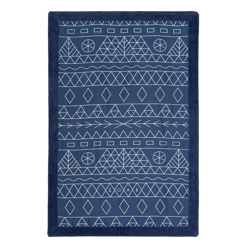 tinos signature cotton beach towel dark blue 