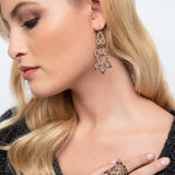 Bijoux lace earrings - Dark Grey