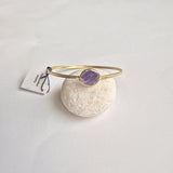 Amethyst bangle The Greek Art Company