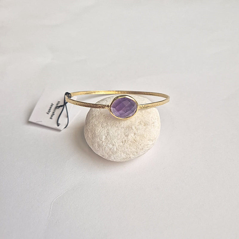 Amethyst bangle The Greek Art Company