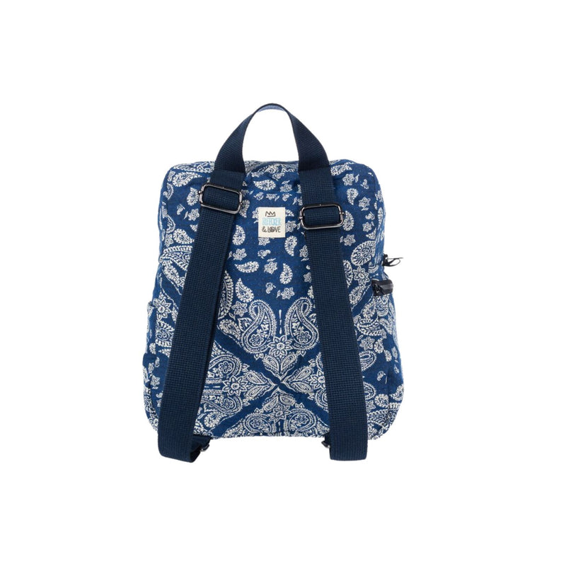 Blue Bandana Backpack