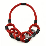 Loops Necklace - Red