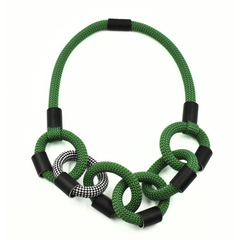 Loops Necklace - Green