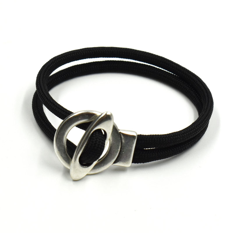 Monochrome Cord Bracelet - Black