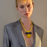 Resin Necklace - Yellow