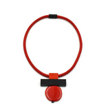 Resin Necklace - Red