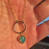 Chrysocolla Drop Pendant