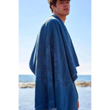 Just Blue monochrome cotton beach towel