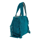 Just Teal Mini Terry Tote Beach Towel Bag