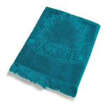 Just Teal beach towel by Sun of a Beach - The Greek Art Company