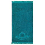 Just Teal beach towel by Sun of a Beach - The Greek Art Company