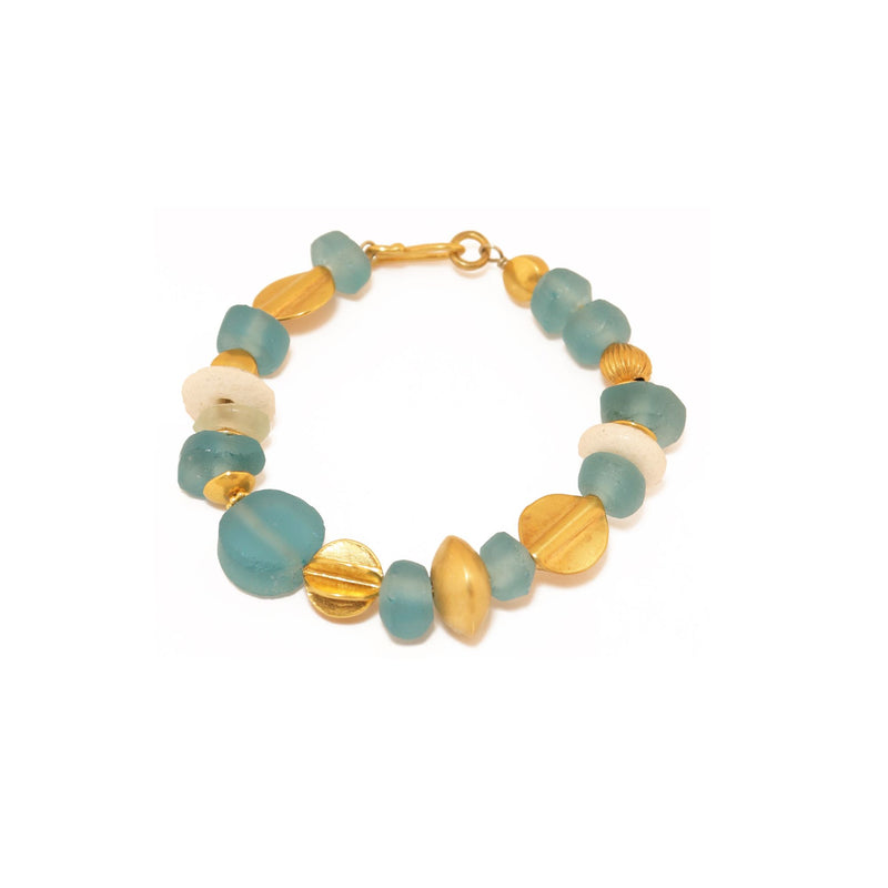 Aqua Blue Synthesis Bracelet