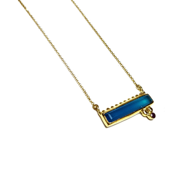 Blue Spinel Necklace