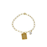 moon sun chain bracelet 