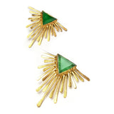 Jade earrings