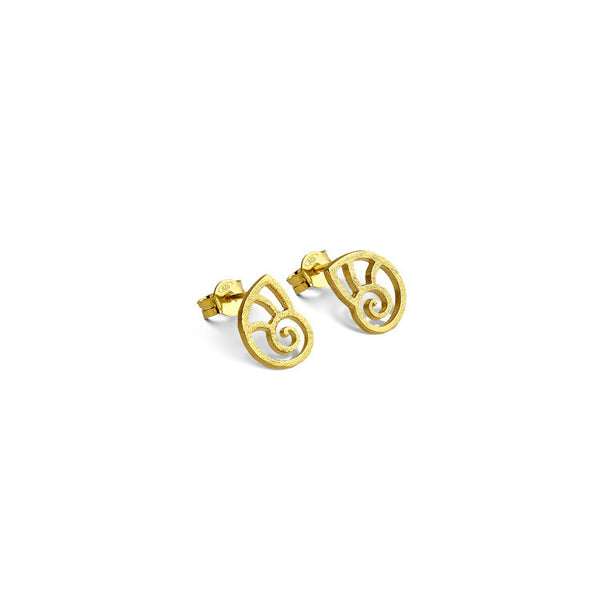 helix snail stud earrings