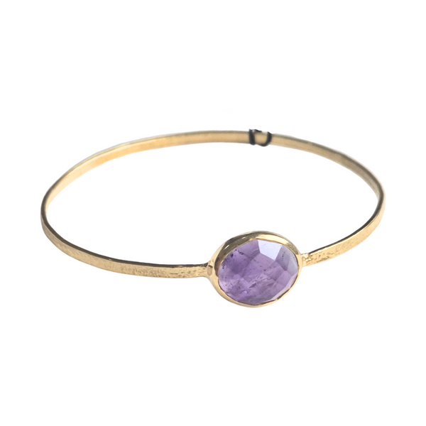 Amethyst bangle The Greek Art Company