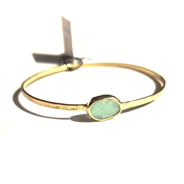 Chalcedony Bangle