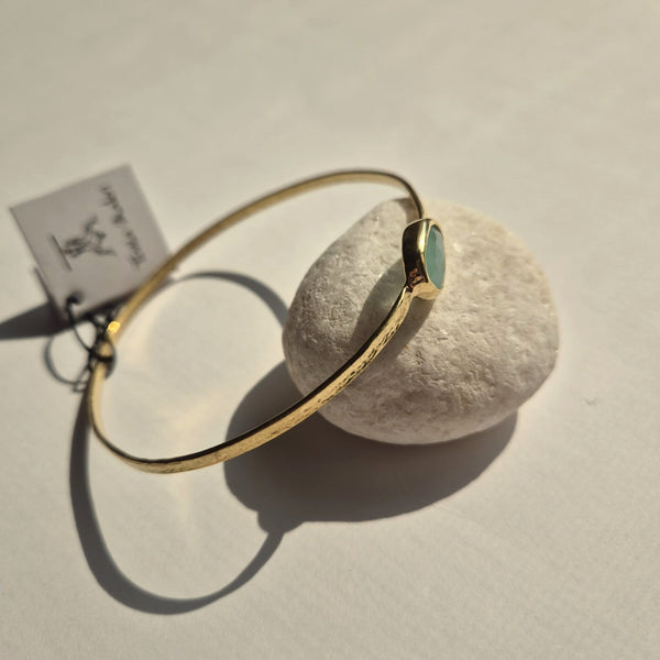 Chalcedony Bangle