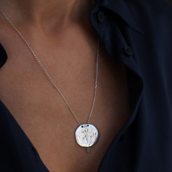 CONSTANTINATO Necklace – Silver & Ruby