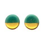 Hera Ceramic Studs - Emerald