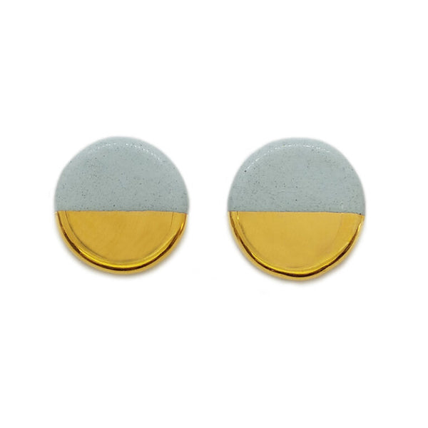 Hera Ceramic Studs - Light Blue