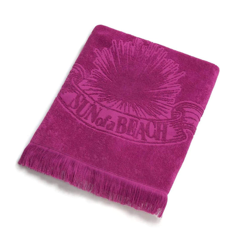 Purple just cherry beach towel by Sun of a Beach - The Greek Art Company