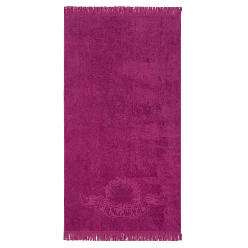 Purple just cherry beach towel by Sun of a Beach - The Greek Art Company