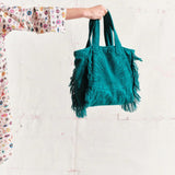 Just Teal Mini Terry Tote