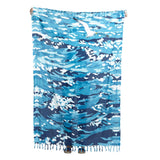 salparo sarong pareo seascape resortwear by Cleo Gatzeli - The Greek Art Company