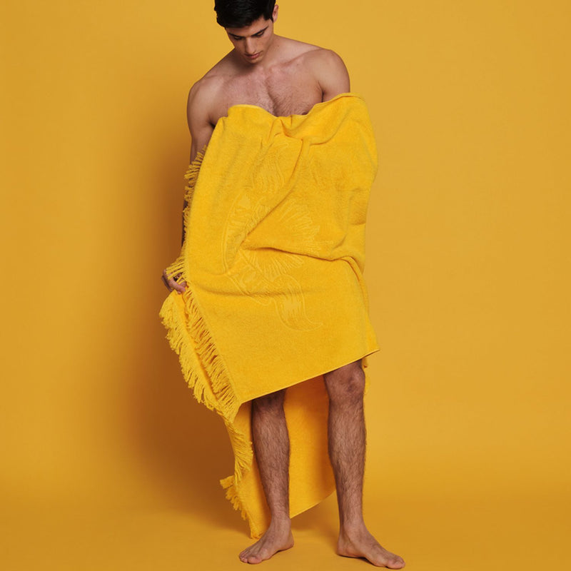 Super Yellow Monochrome Towel