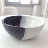 Dark Blue Ceramic Small Bowl by Manolis Libertas - The Greek Art Company