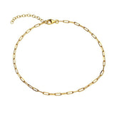 Althea Chain Anklet by Danai Giannelli - The Greek Art Company