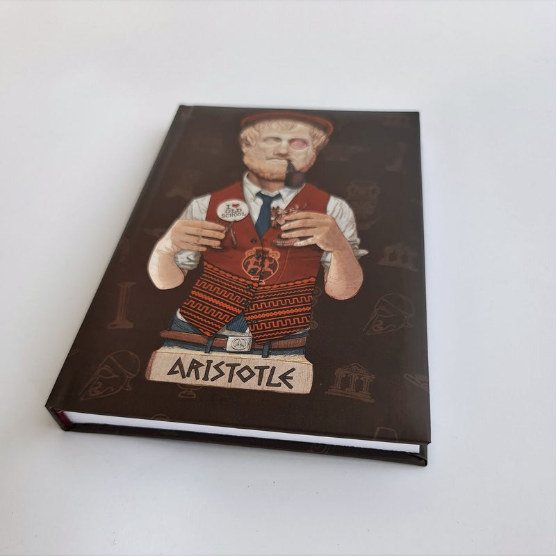 Aristotle Blank Notebook by My Greek Games - The Greek Art Company