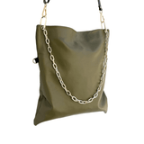 Bamba Handbag in Olive Green Color by We Wear Young - The Greek Art Company