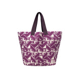 bleecker and move beach tote bag with waterproof lining - The Greek Art Company