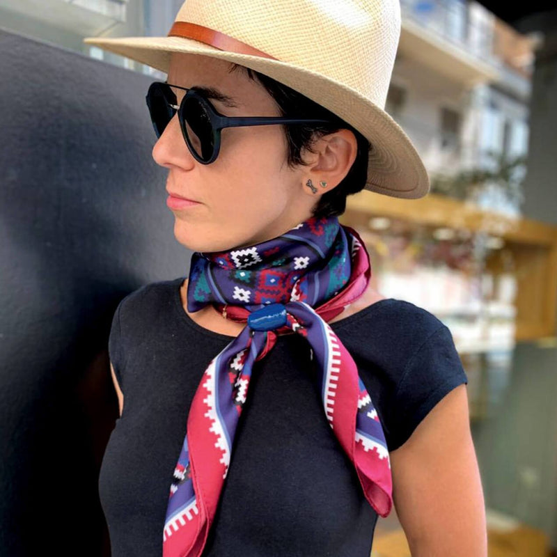 Metsovo Silk Scarf by Grecian Chic - The Greek Art Company