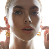 Oia Neo-Hellenic Pearl Earrings by Aenalia - The Greek Art Company
