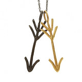 Velos Double Arrow Necklace by Danai Giannelli - The Greek Art Company
