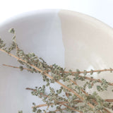 Beige Ceramic Big Bowl by Manolis Libertas - The Greek Art Company