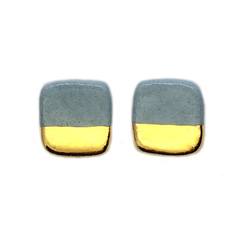 Rhea Ceramic Studs - Light Blue