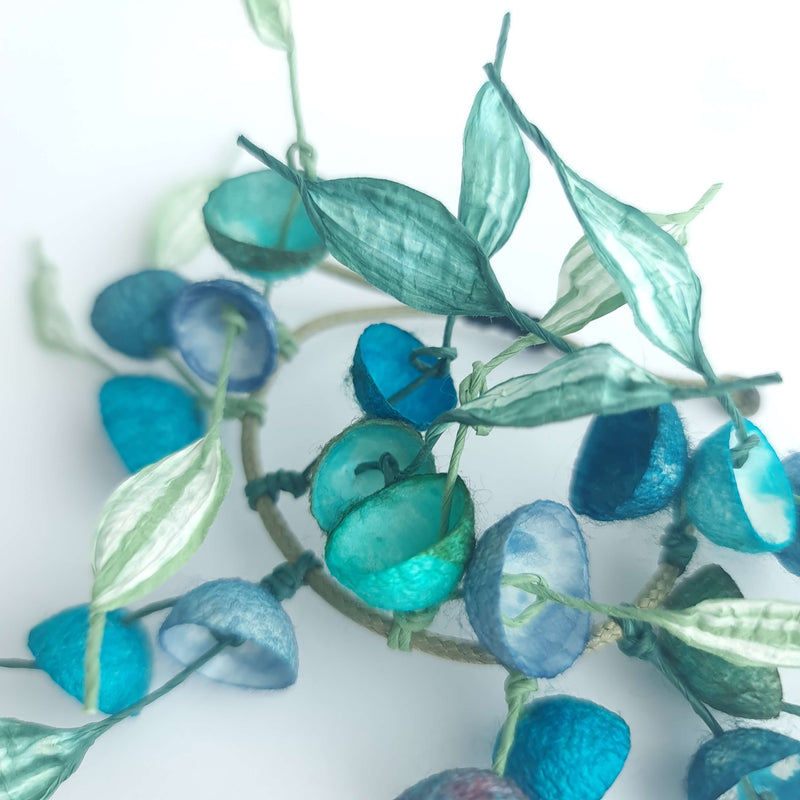 Silk Cocoons Bracelet - Turquoise