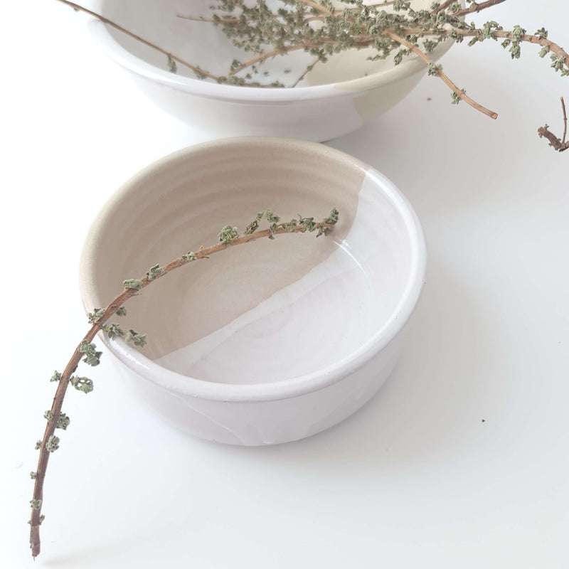 Beige Ceramic Bowl - Small