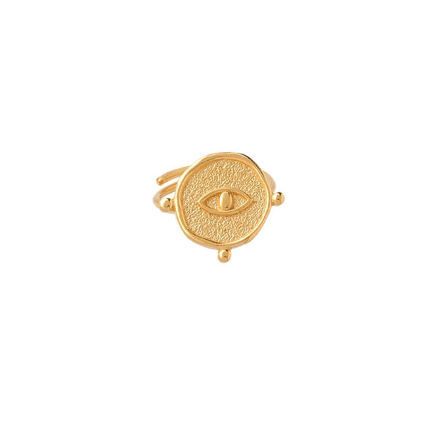 small eye ring by Barbora - The Greek Art Company